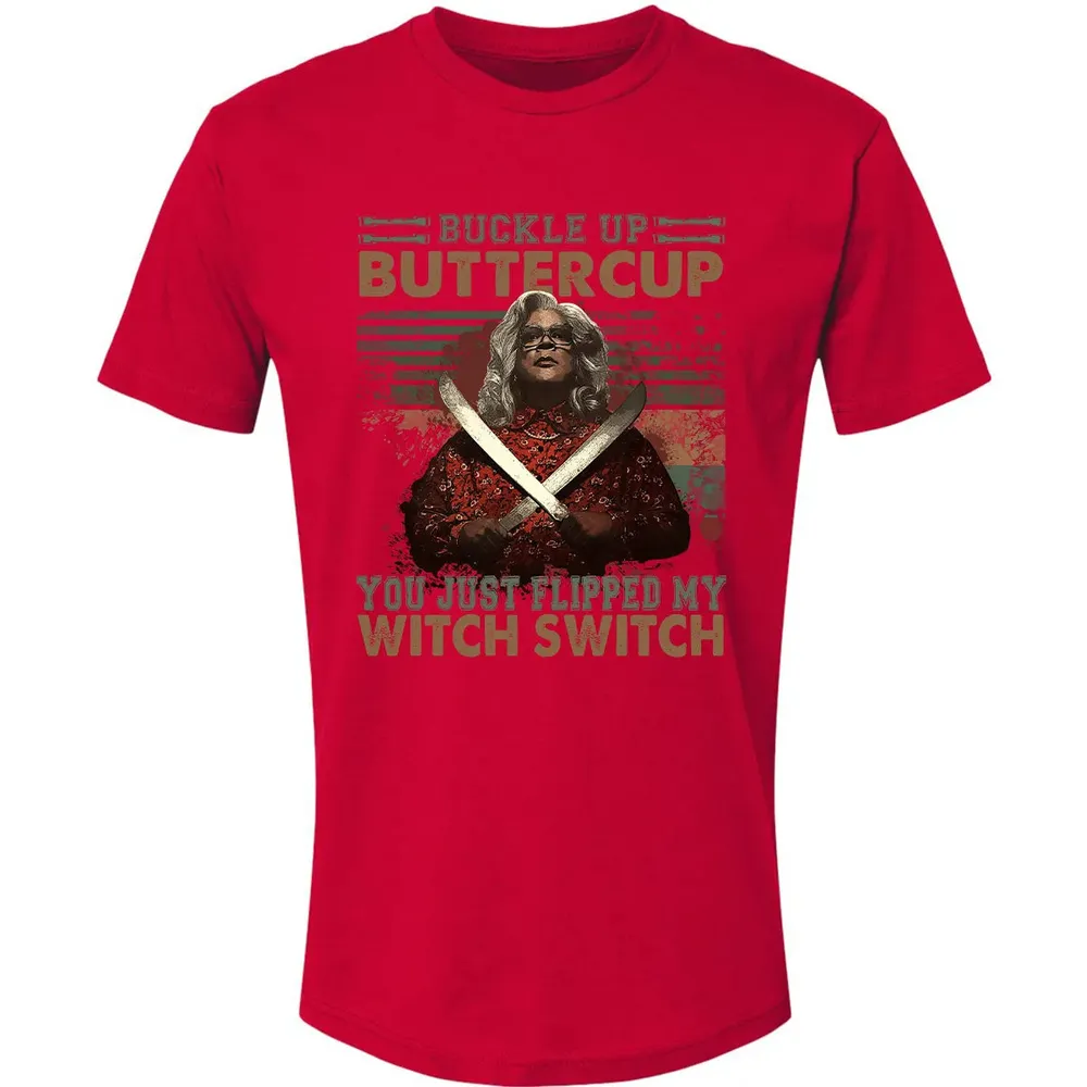 Buckle Up Buttercup You Just Flipped My Witch Switch Premium Unisex T-shirt - 6
