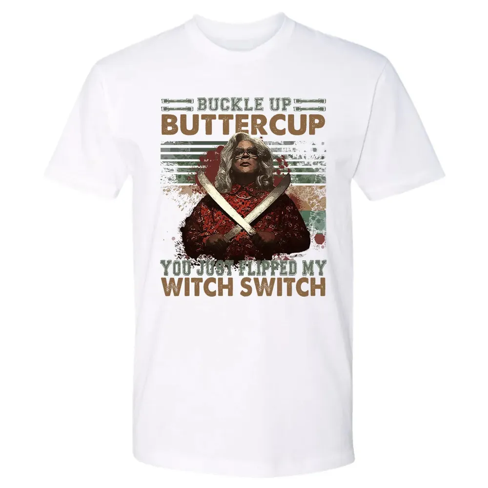 Buckle Up Buttercup You Just Flipped My Witch Switch Premium Unisex T-shirt - 4
