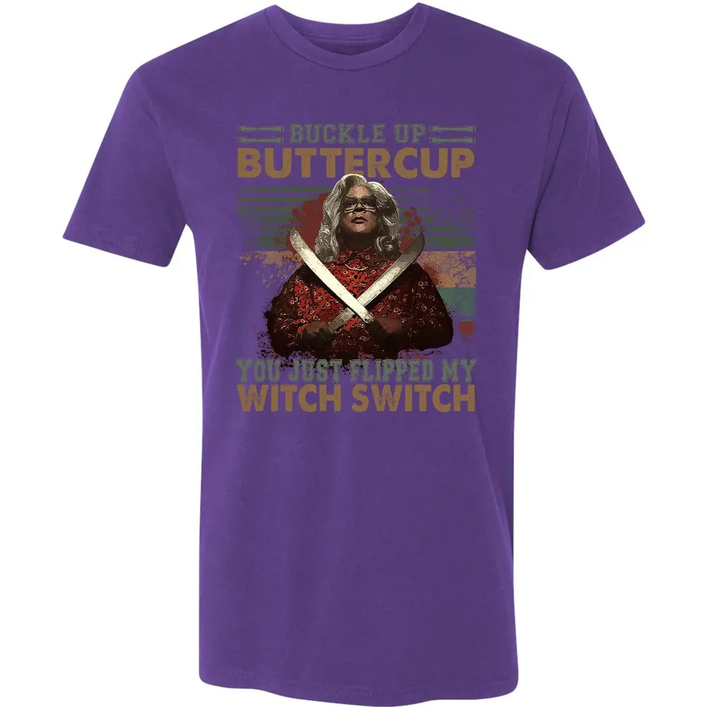 Buckle Up Buttercup You Just Flipped My Witch Switch Premium Unisex T-shirt - 7