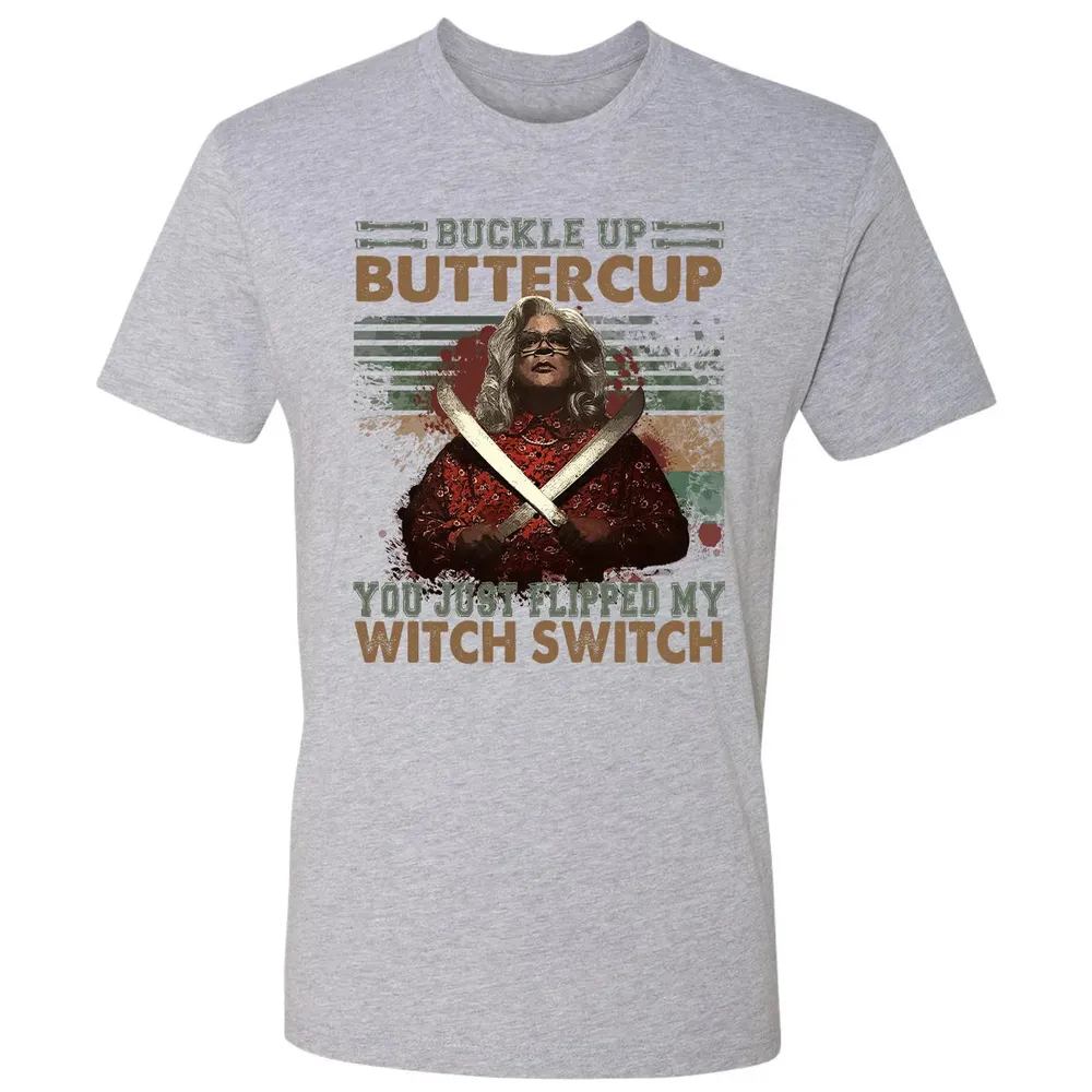 Buckle Up Buttercup You Just Flipped My Witch Switch Premium Unisex T-shirt - 9
