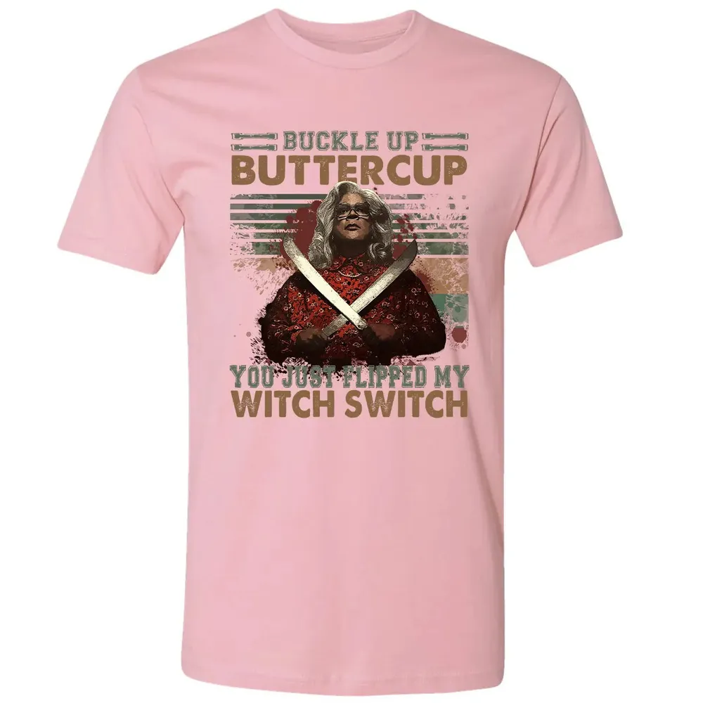 Buckle Up Buttercup You Just Flipped My Witch Switch Premium Unisex T-shirt - 3