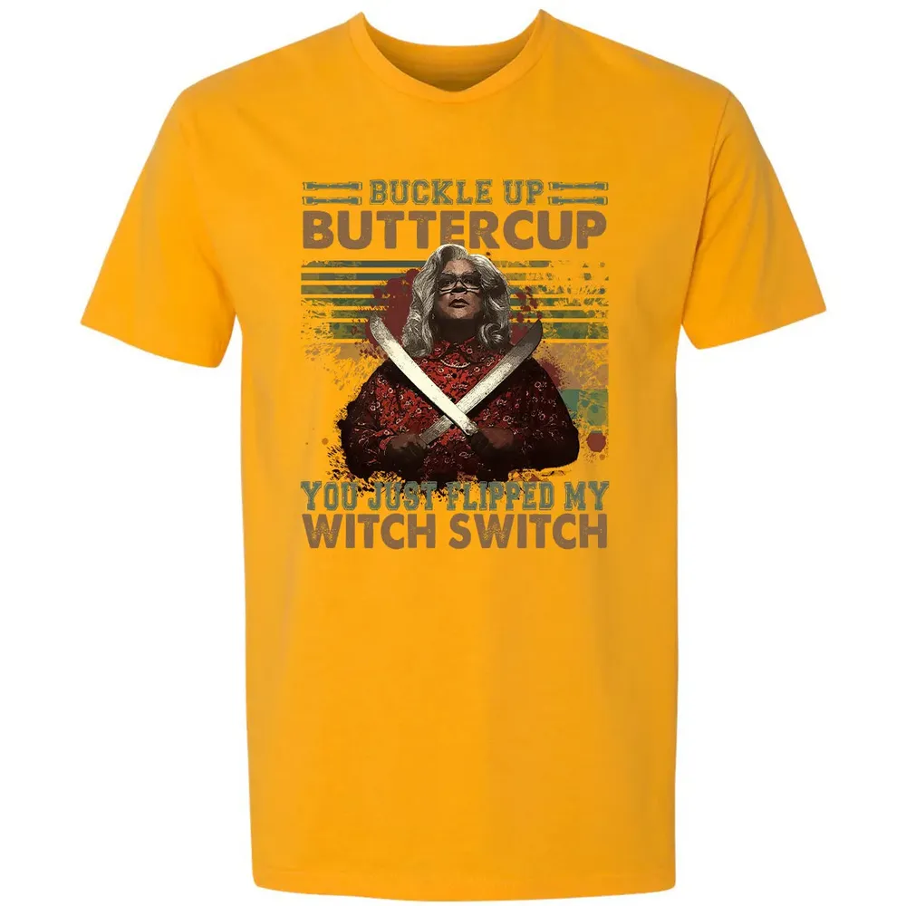 Buckle Up Buttercup You Just Flipped My Witch Switch Premium Unisex T-shirt - 11