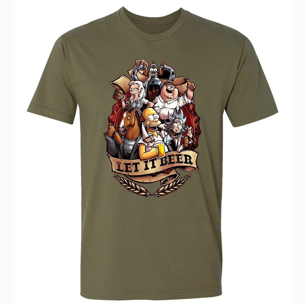 Let It Beer Premium Unisex T-shirt - 5