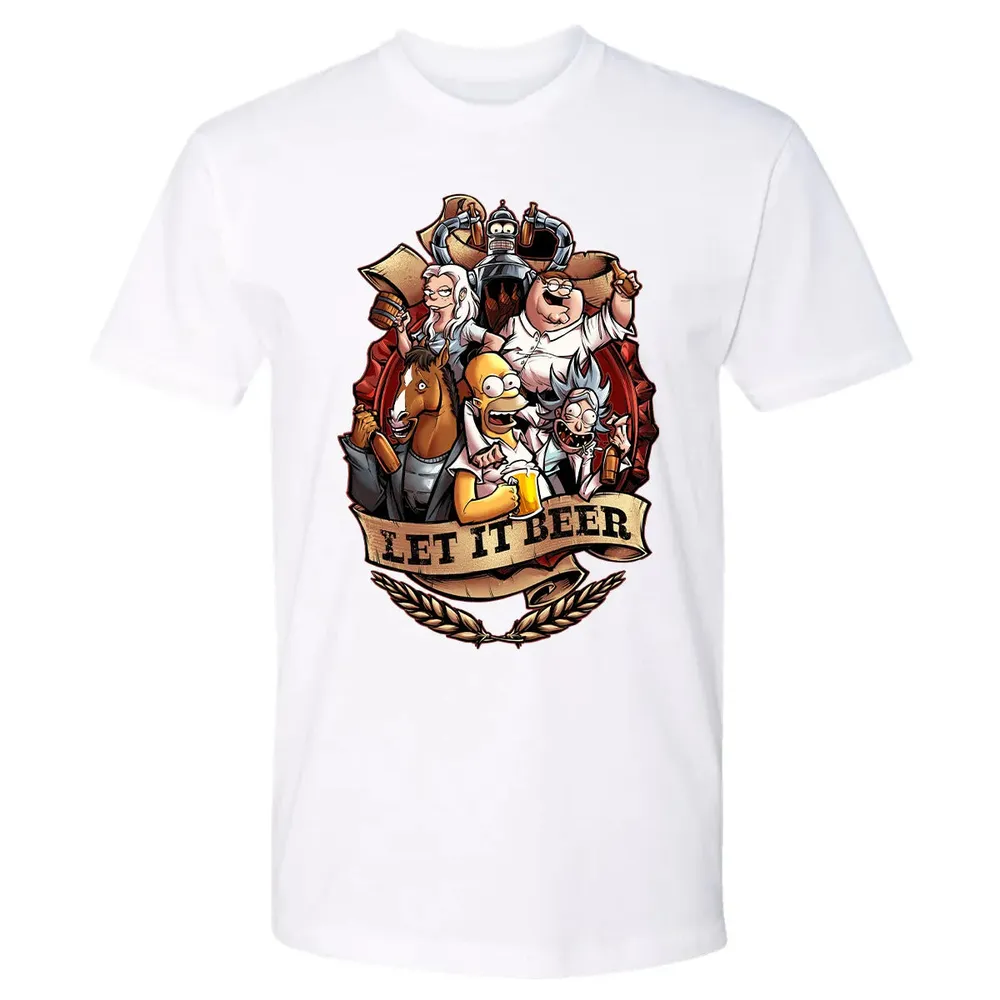 Let It Beer Premium Unisex T-shirt - 4