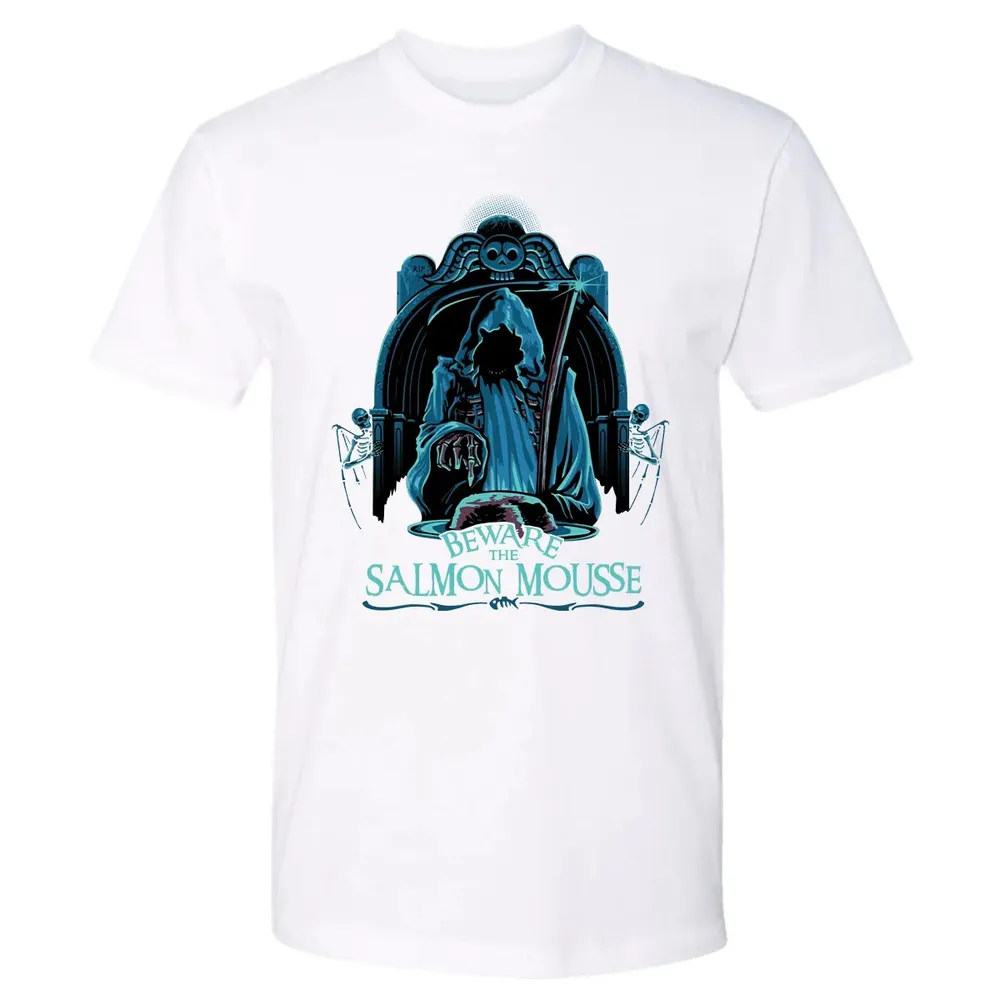 Beware The Salmon Mousse Premium Unisex T-shirt - 4