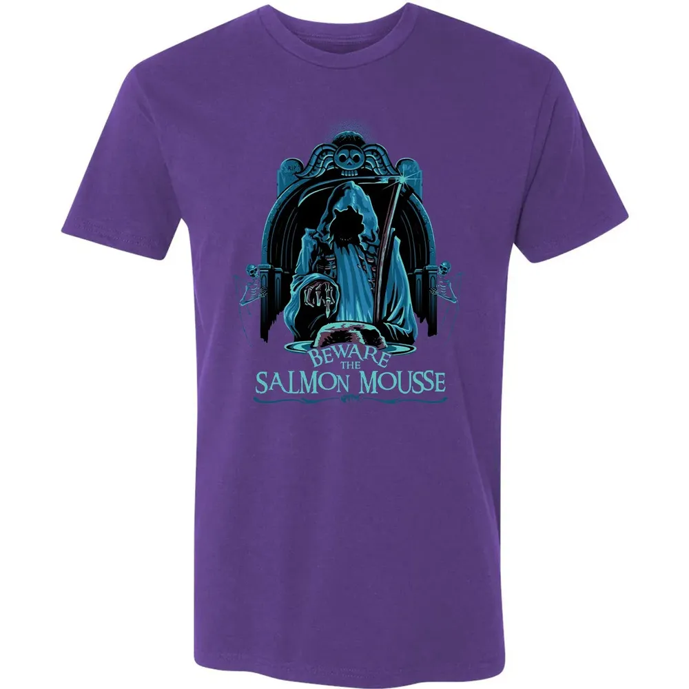 Beware The Salmon Mousse Premium Unisex T-shirt - 7