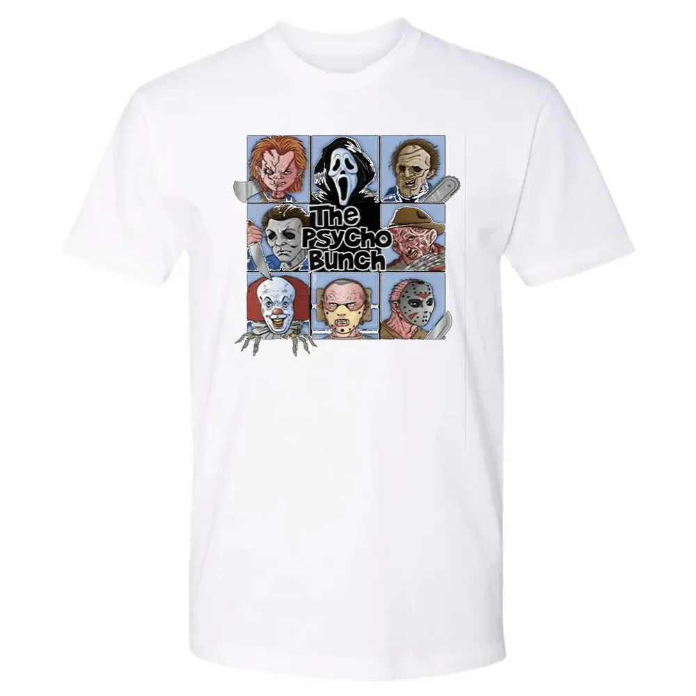 Spooky The Psycho Bunch Serial Killer Halloween Horror Gift Premium Unisex T-shirt - 4