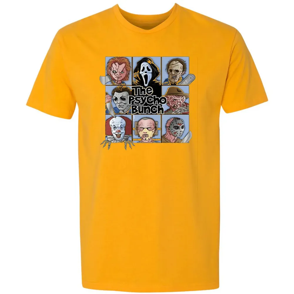 Spooky The Psycho Bunch Serial Killer Halloween Horror Gift Premium Unisex T-shirt - 11