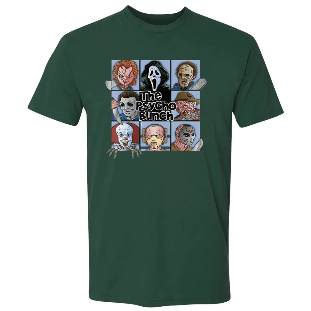 Spooky The Psycho Bunch Serial Killer Halloween Horror Gift Premium Unisex T-shirt - 12