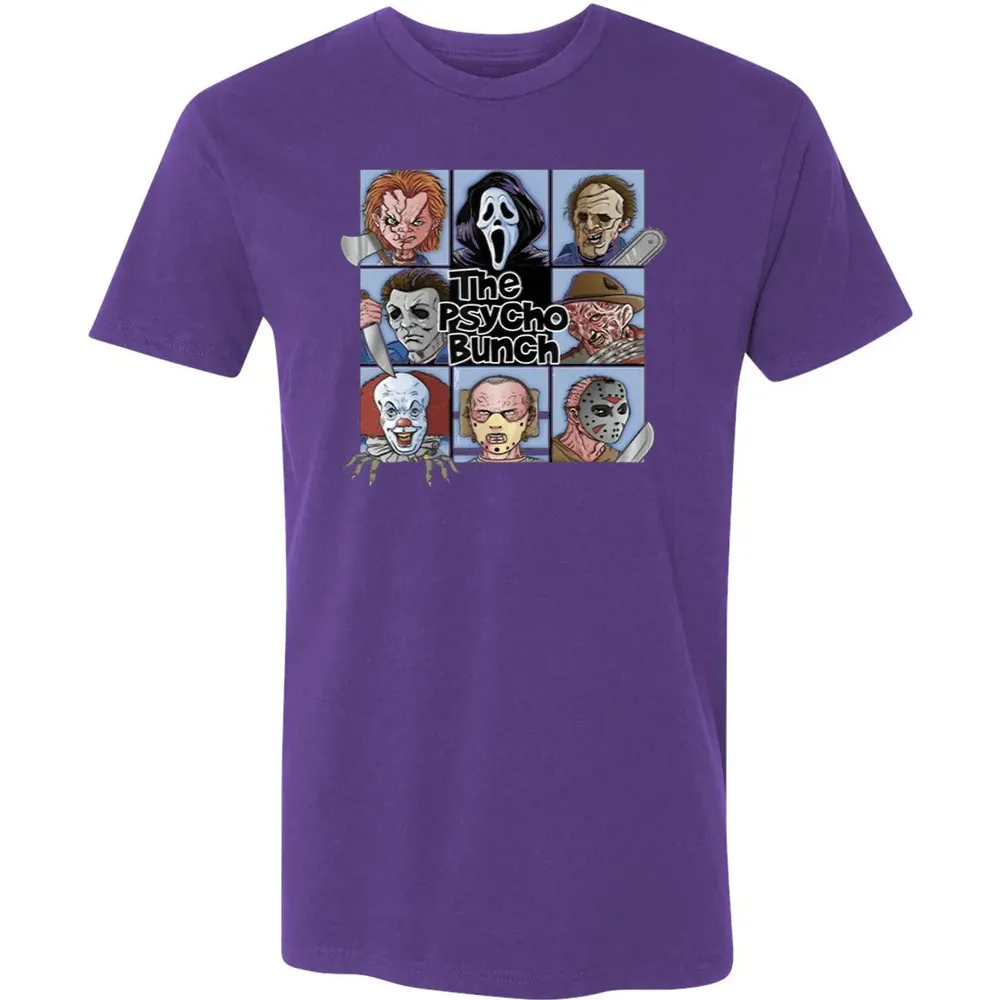 Spooky The Psycho Bunch Serial Killer Halloween Horror Gift Premium Unisex T-shirt - 7