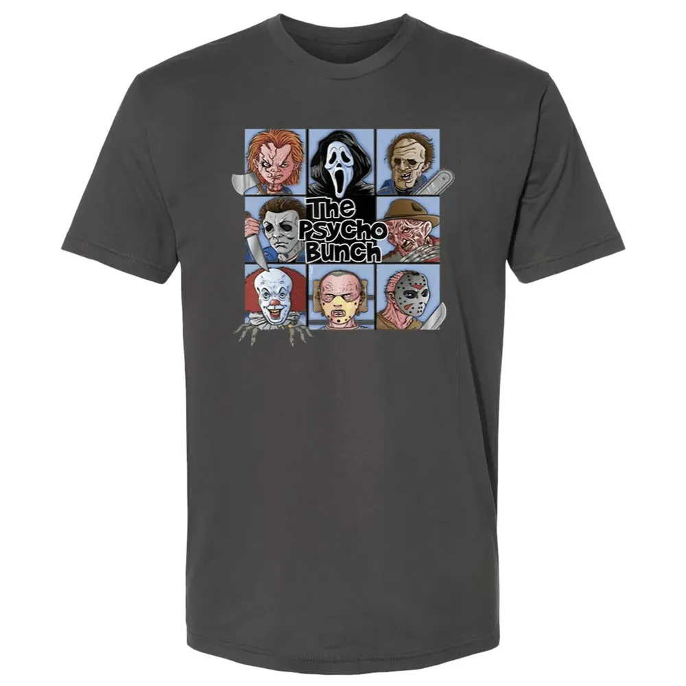 Spooky The Psycho Bunch Serial Killer Halloween Horror Gift Premium Unisex T-shirt - 8