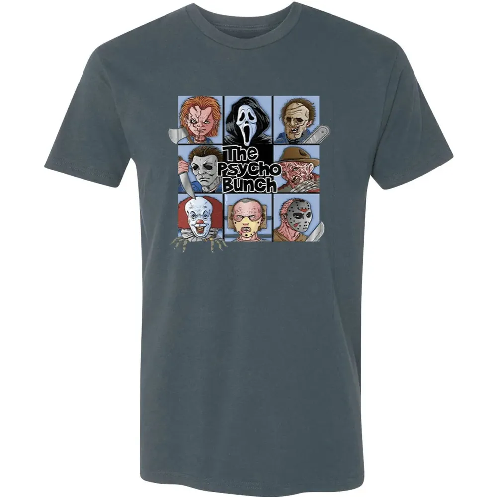 Spooky The Psycho Bunch Serial Killer Halloween Horror Gift Premium Unisex T-shirt - 14