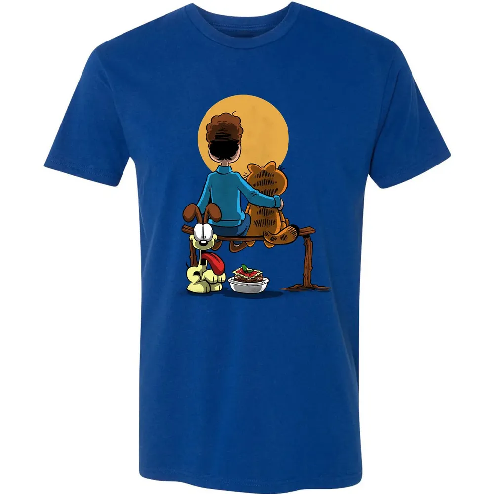 Family Gazing at the Moon Premium Unisex T-shirt - 10