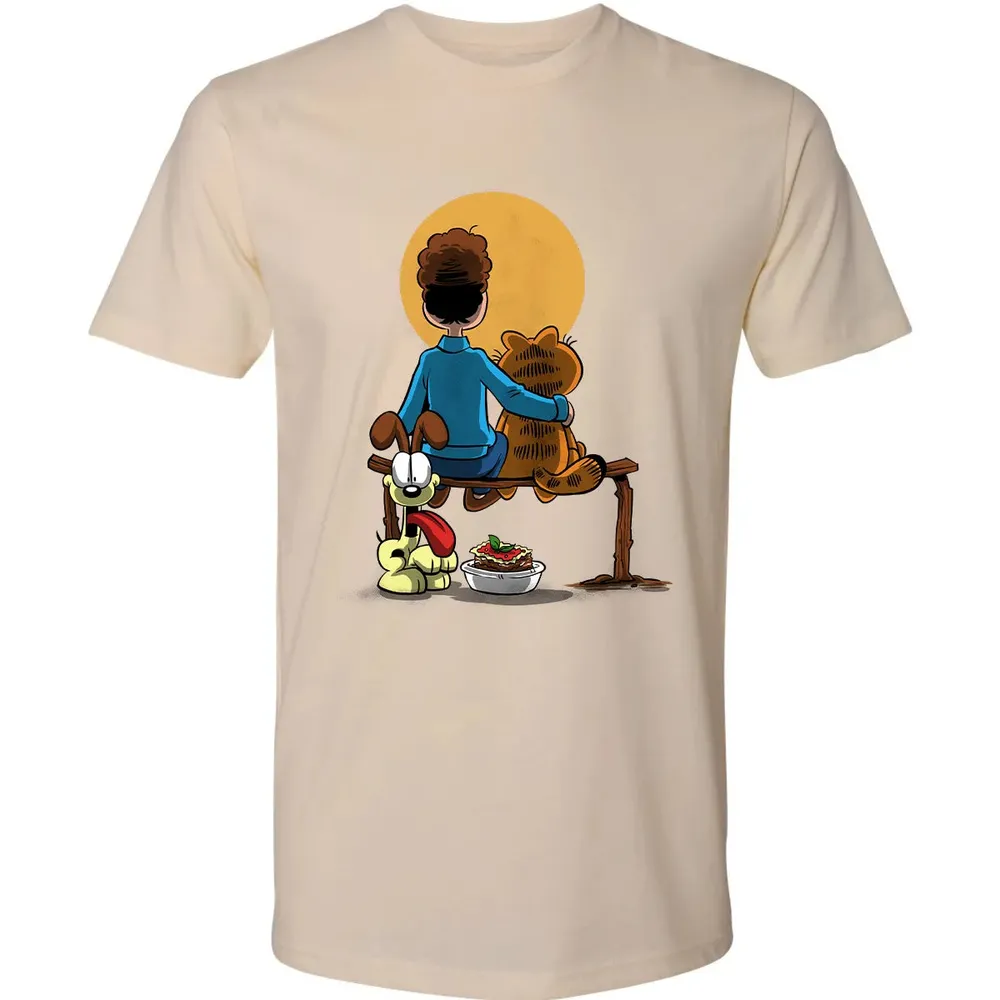 Family Gazing at the Moon Premium Unisex T-shirt - 13