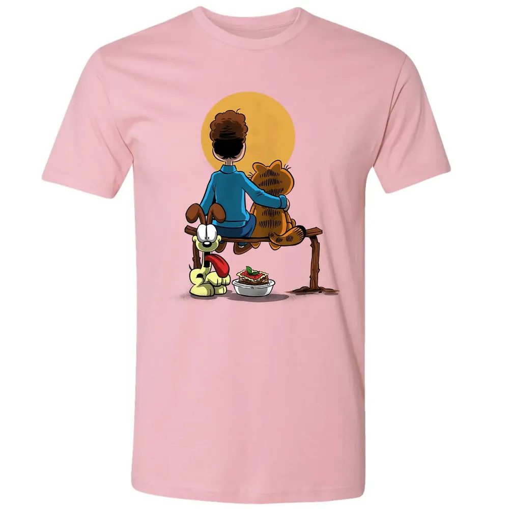 Family Gazing at the Moon Premium Unisex T-shirt - 3