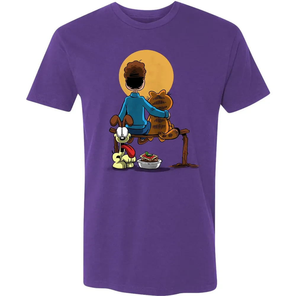 Family Gazing at the Moon Premium Unisex T-shirt - 7