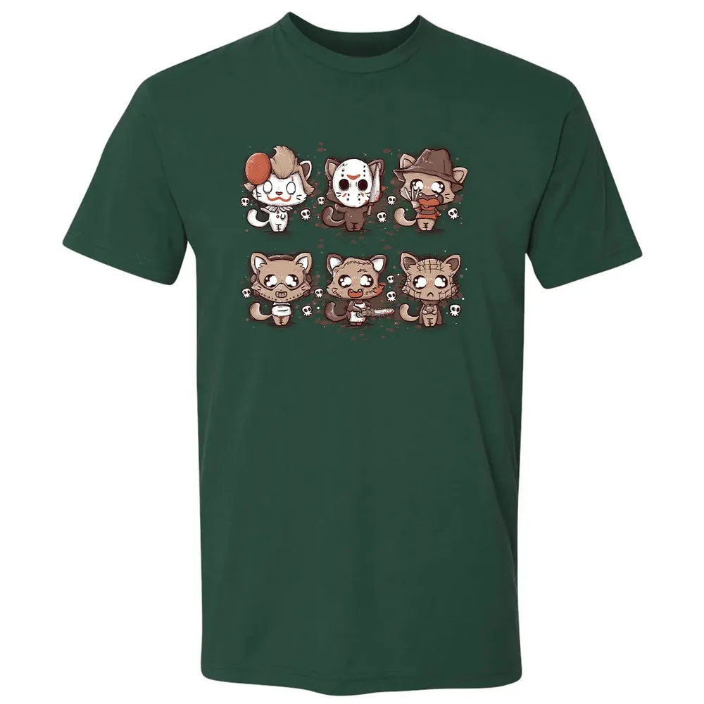 Horror Kitties Premium Unisex T-shirt - 12