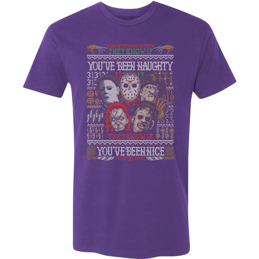 They Know If You've Been Naughty Premium Unisex T-shirt - 7