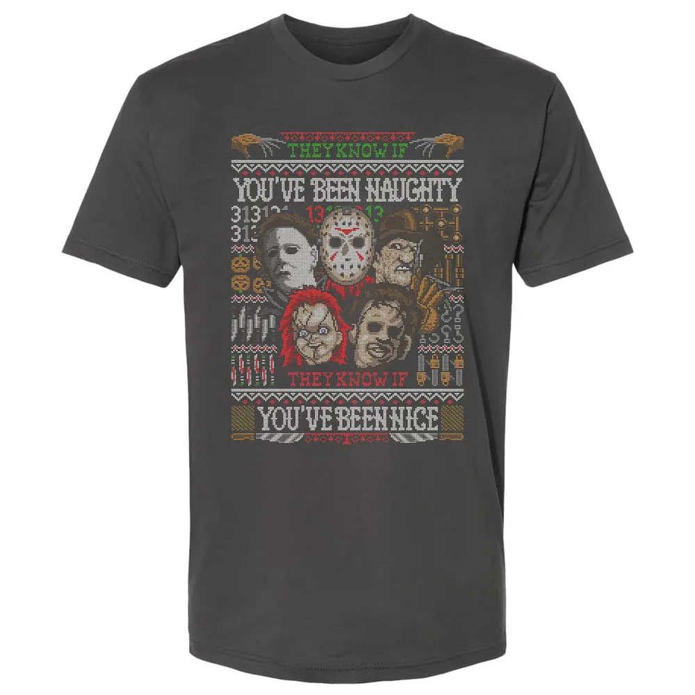 They Know If You've Been Naughty Premium Unisex T-shirt - 8