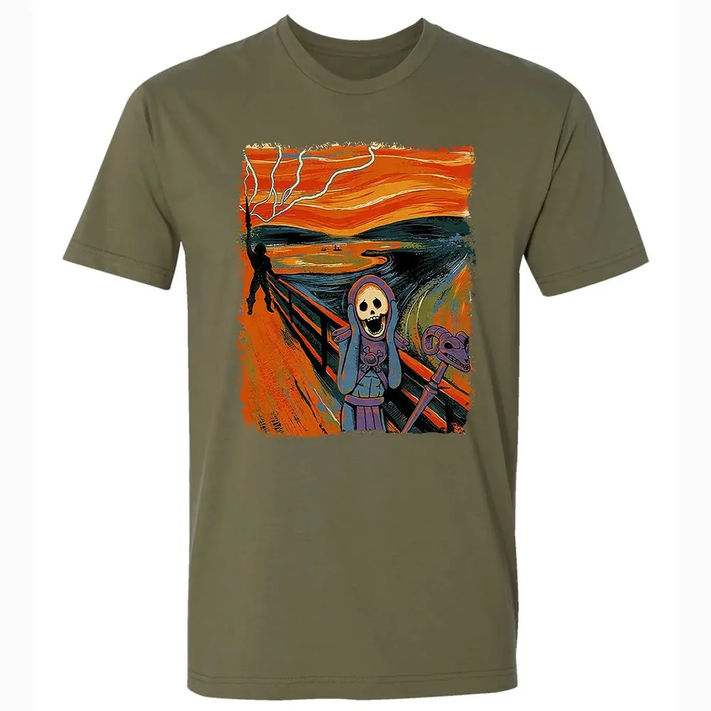 Skull Scream Premium Unisex T-shirt - 5