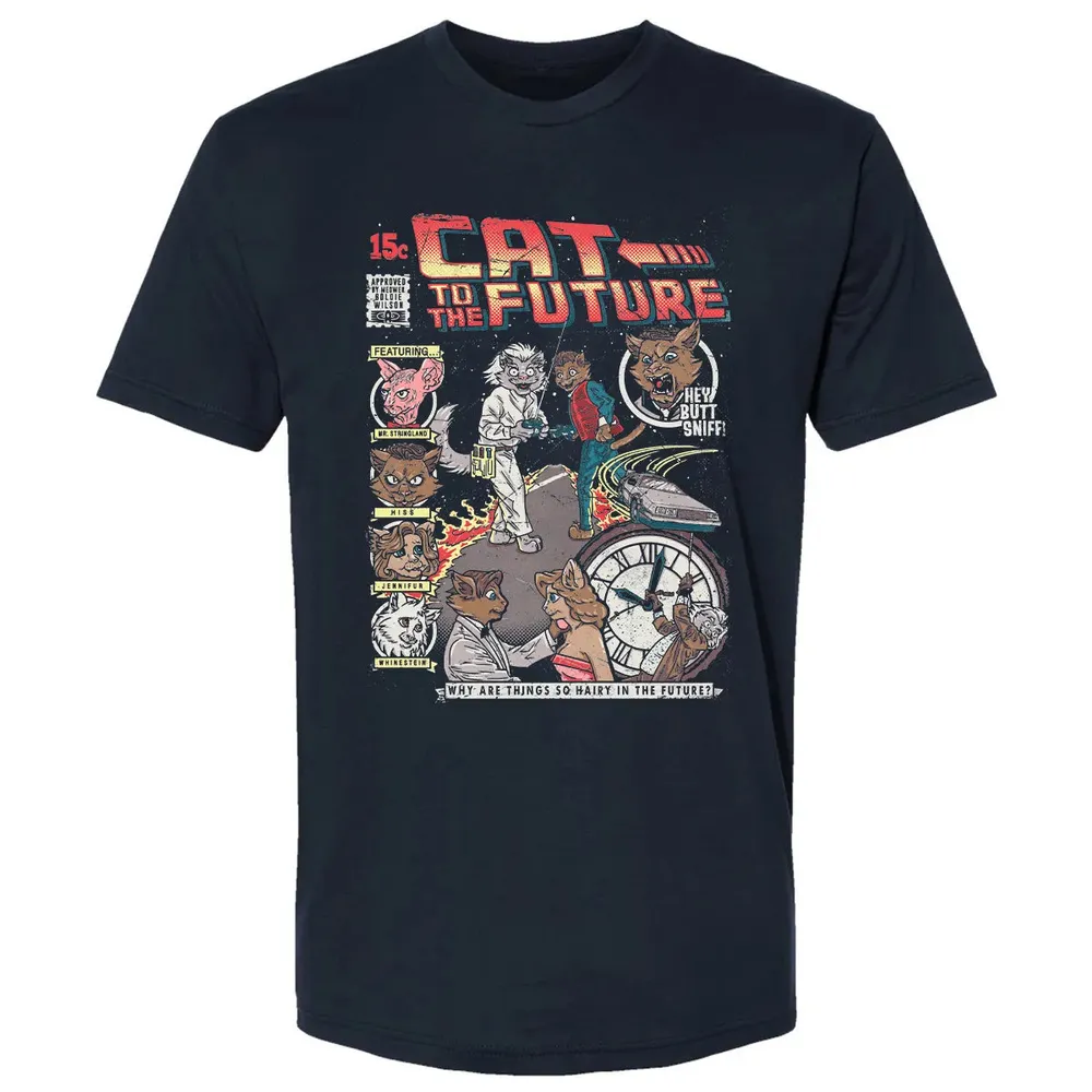 Cat To The Future Premium Unisex T-shirt - 2
