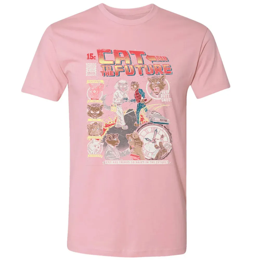 Cat To The Future Premium Unisex T-shirt - 3