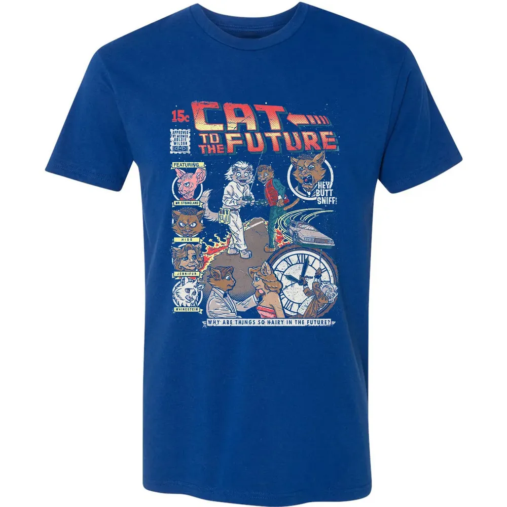 Cat To The Future Premium Unisex T-shirt - 10