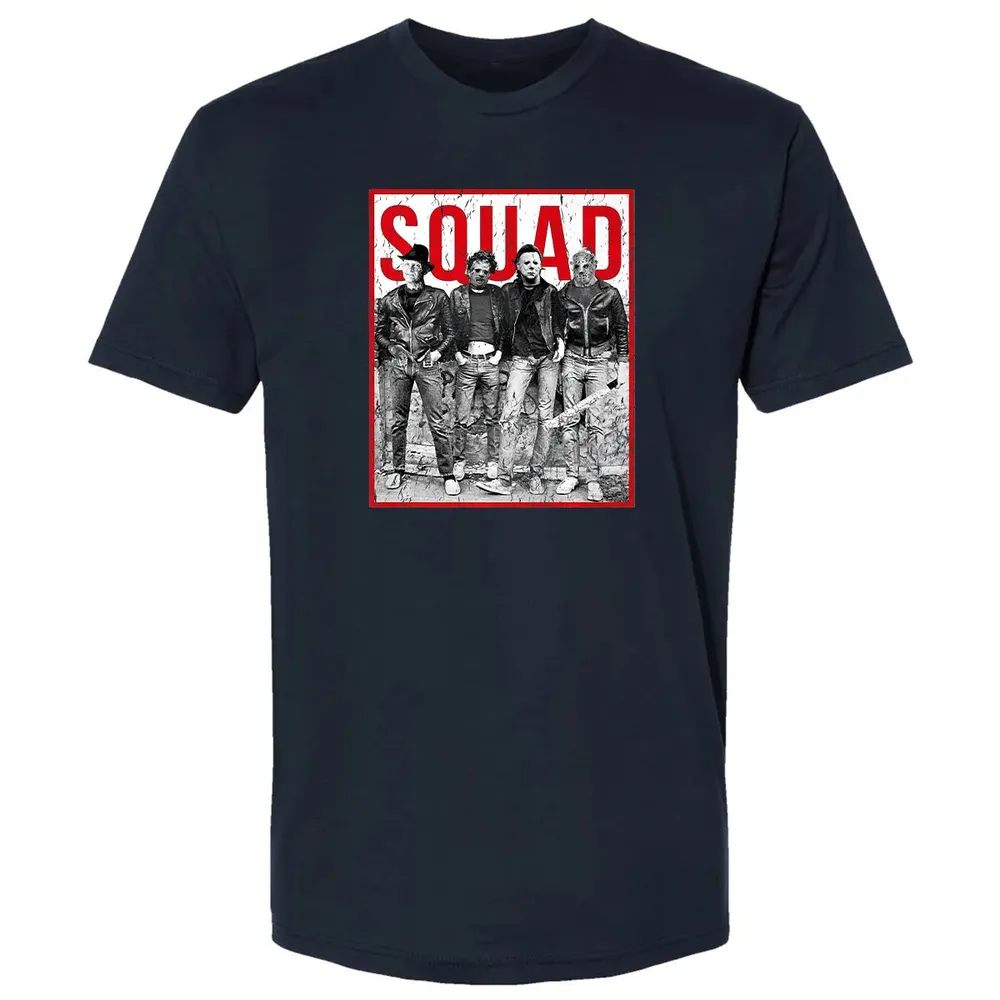 Jason Squad Halloween Horror Funny Scary Distressed Costume Premium Premium Unisex T-shirt - 2