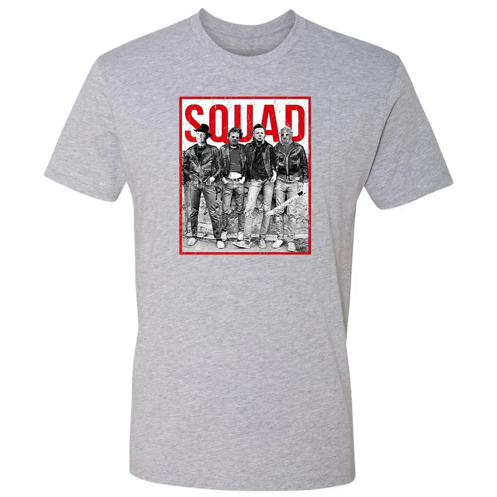 Jason Squad Halloween Horror Funny Scary Distressed Costume Premium Premium Unisex T-shirt - 9