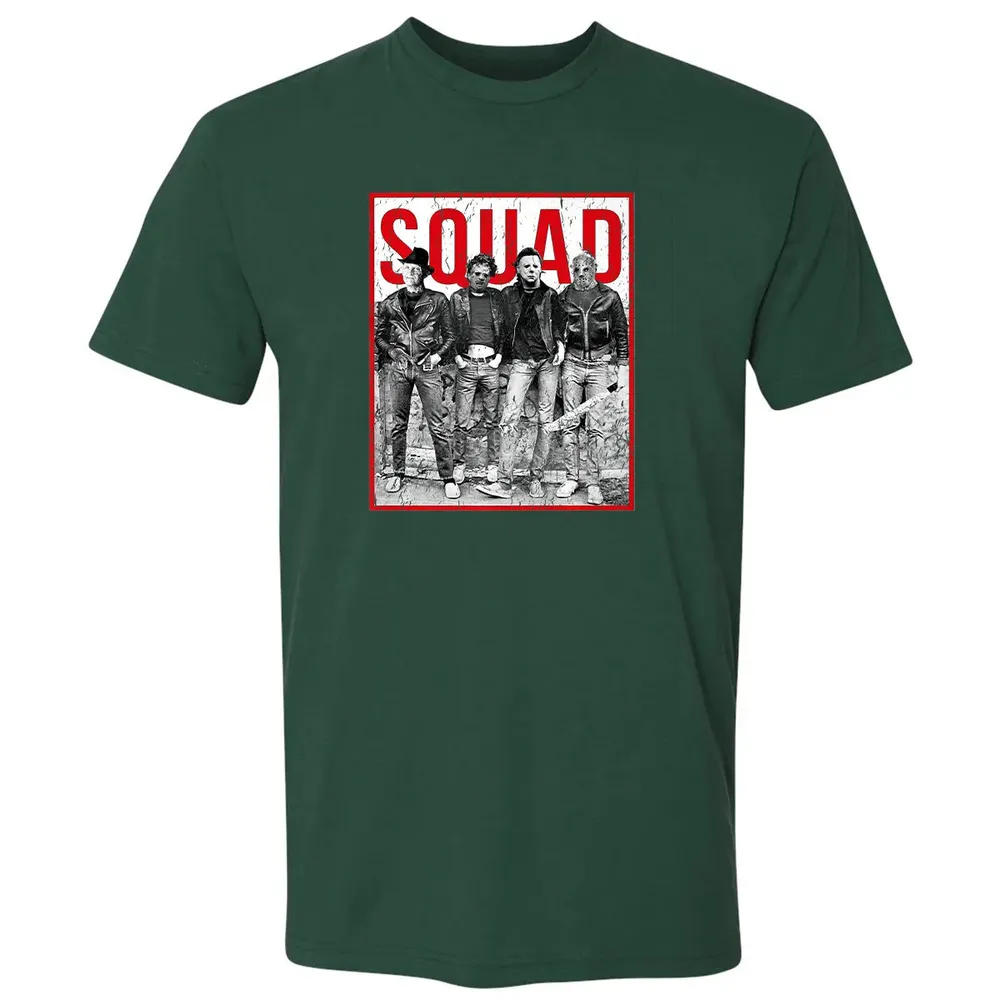 Jason Squad Halloween Horror Funny Scary Distressed Costume Premium Premium Unisex T-shirt - 12