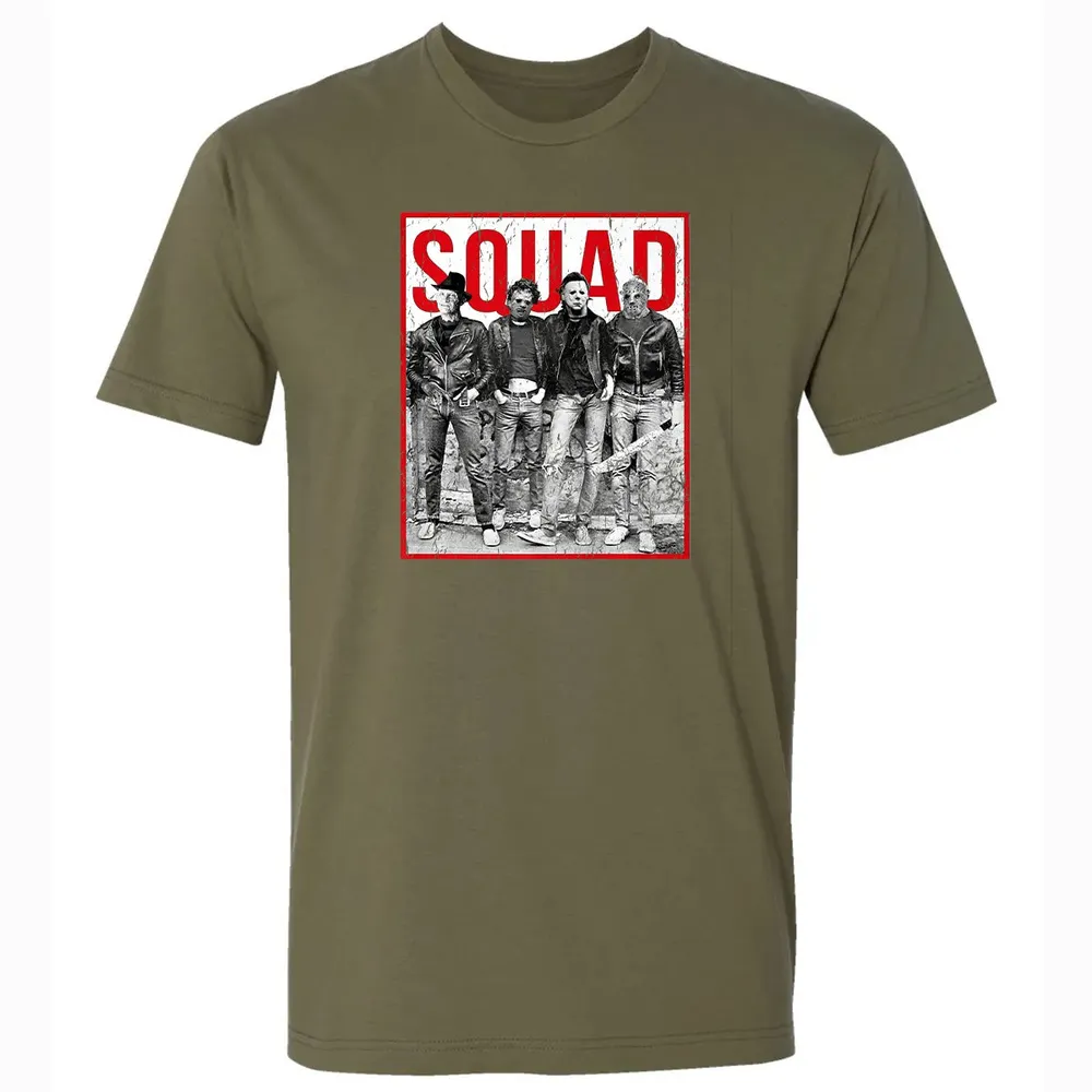 Jason Squad Halloween Horror Funny Scary Distressed Costume Premium Premium Unisex T-shirt - 5