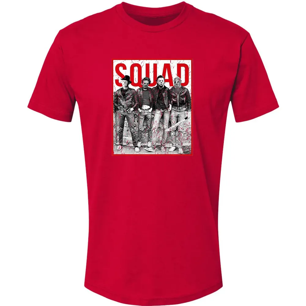 Jason Squad Halloween Horror Funny Scary Distressed Costume Premium Premium Unisex T-shirt - 6