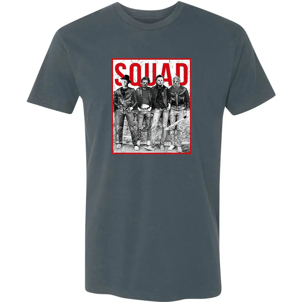 Jason Squad Halloween Horror Funny Scary Distressed Costume Premium Premium Unisex T-shirt - 14