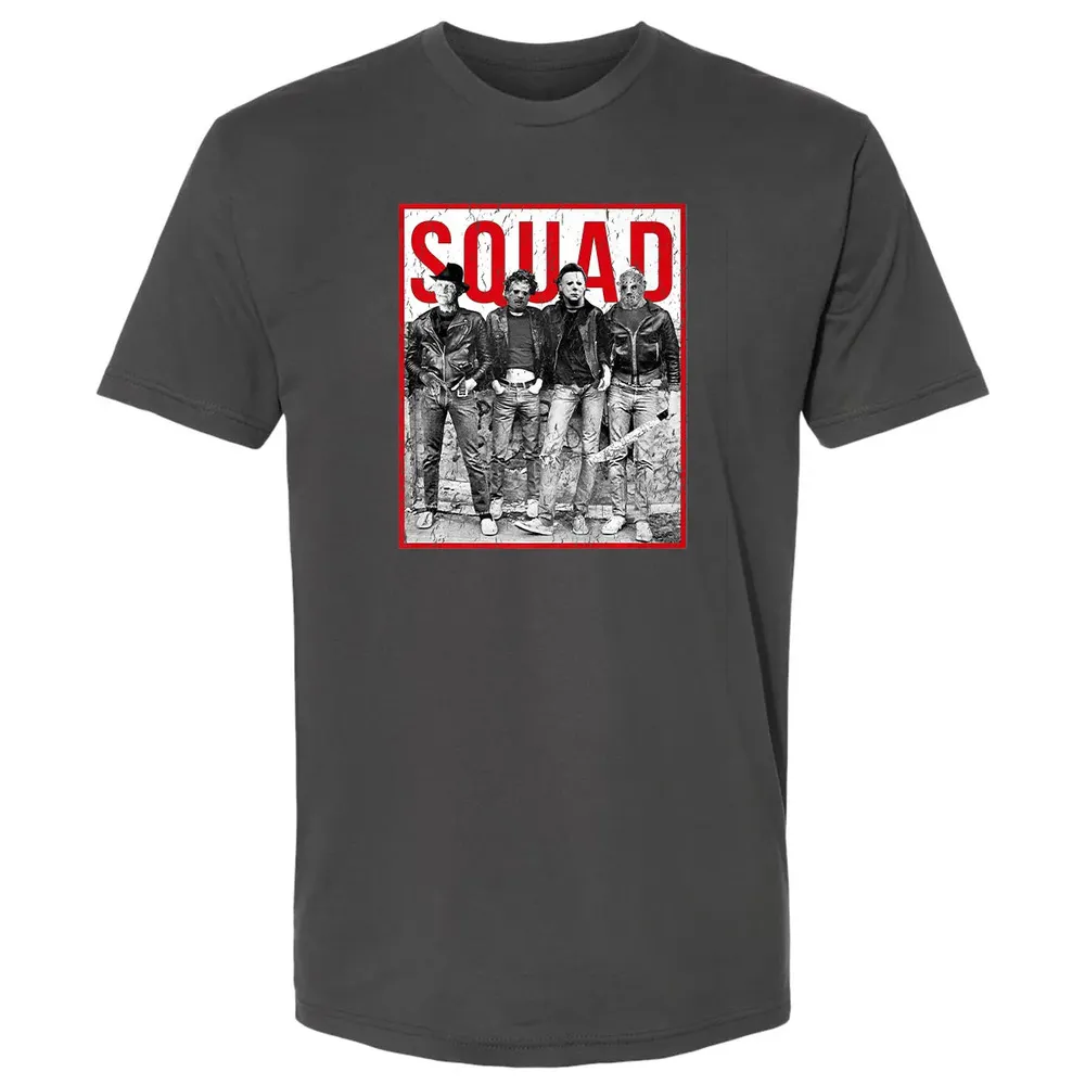 Jason Squad Halloween Horror Funny Scary Distressed Costume Premium Premium Unisex T-shirt - 8