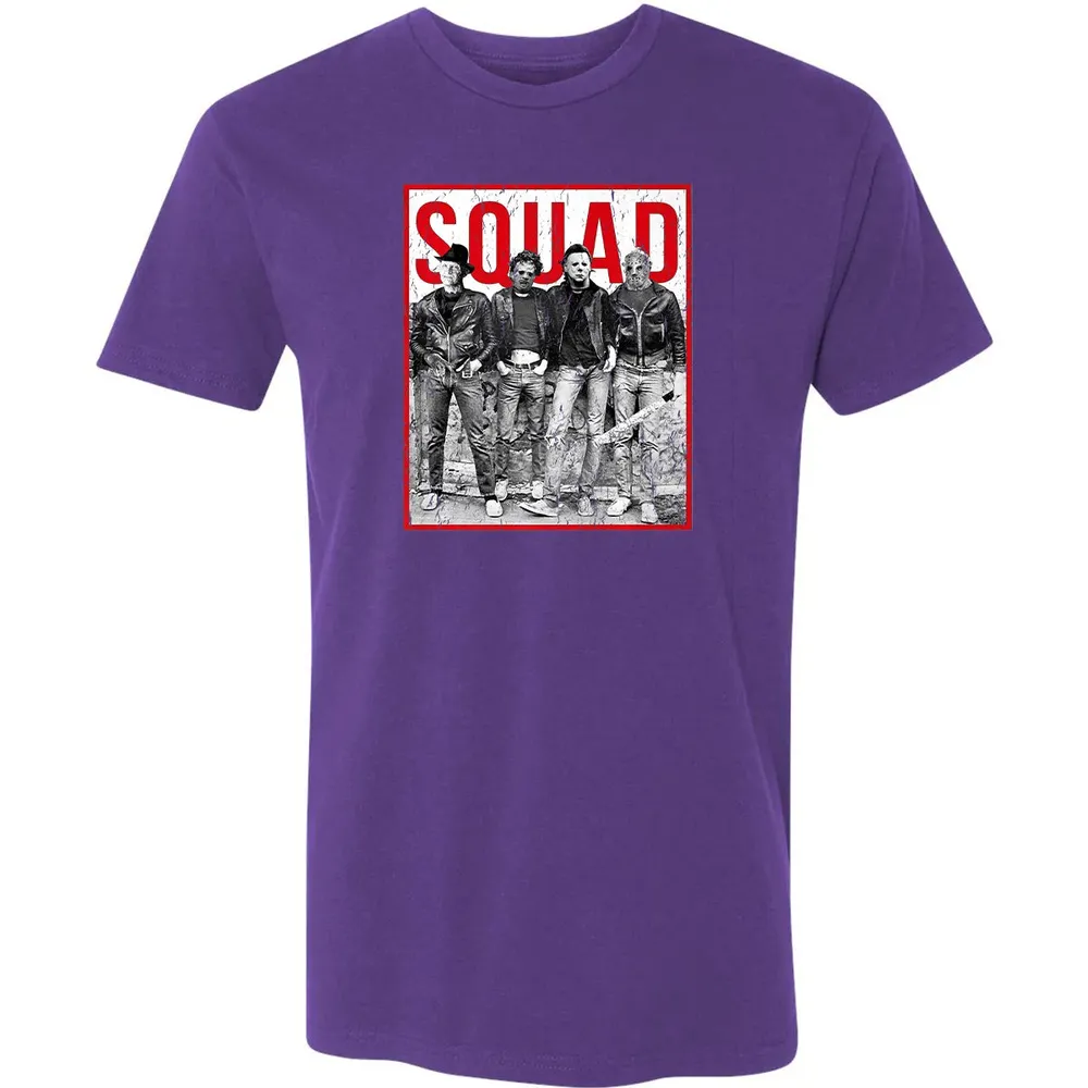 Jason Squad Halloween Horror Funny Scary Distressed Costume Premium Premium Unisex T-shirt - 7