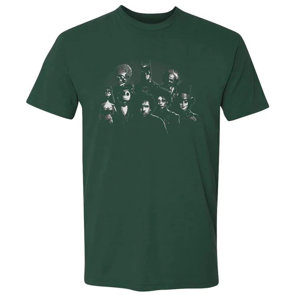 Tim Burton Characters Premium Unisex T-shirt - 12