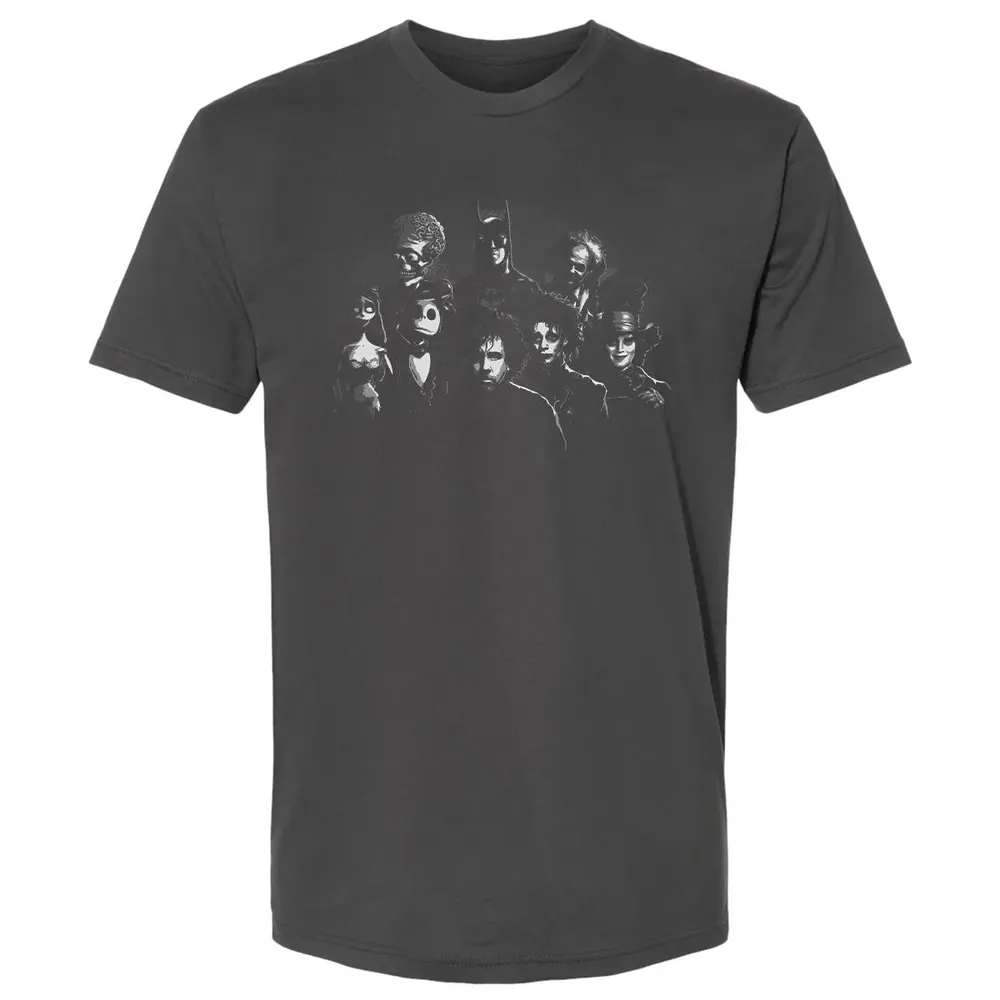 Tim Burton Characters Premium Unisex T-shirt - 8