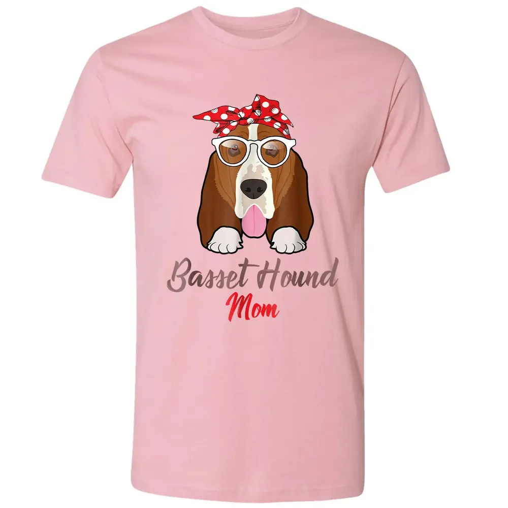 Basset Hound Mom Premium Unisex T-shirt - 3