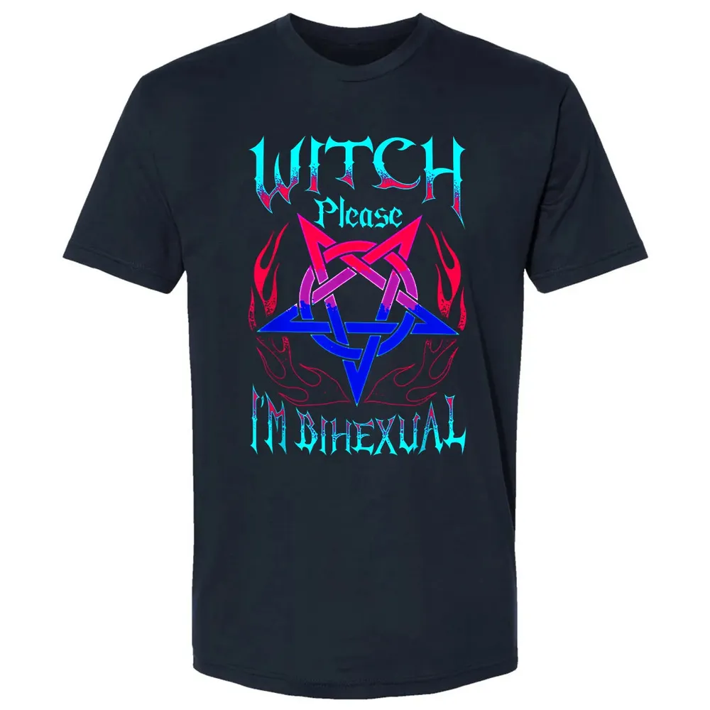 Witch Please I'm Bihexual Premium Unisex T-shirt - 2