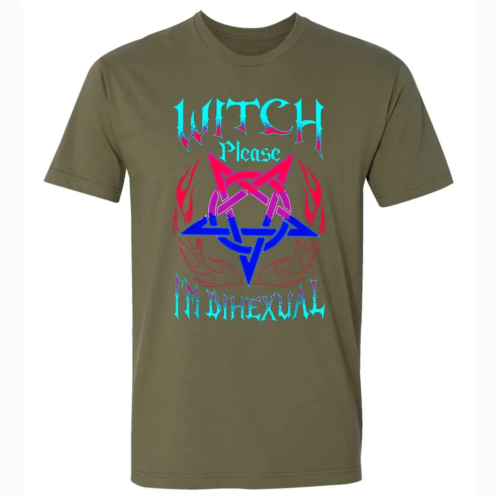 Witch Please I'm Bihexual Premium Unisex T-shirt - 5