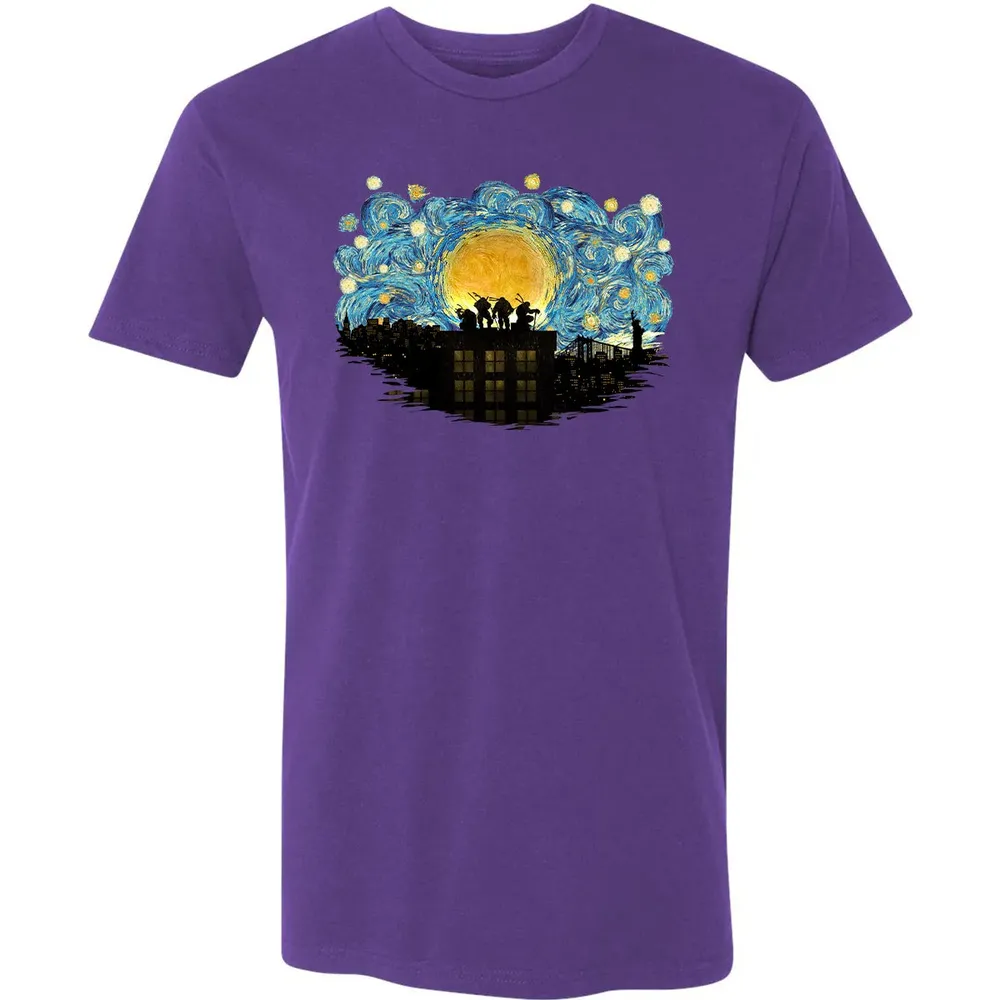 TMNT Starry Night Premium Unisex T-shirt - 7