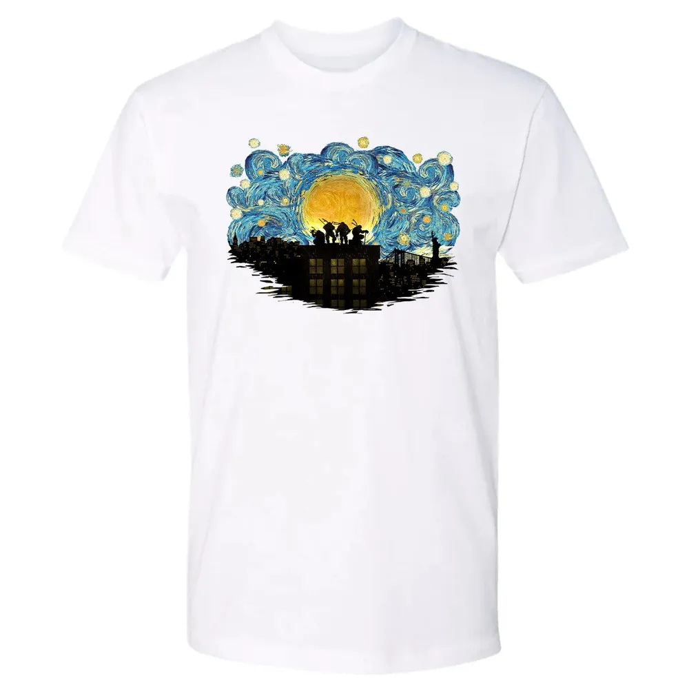 TMNT Starry Night Premium Unisex T-shirt - 4