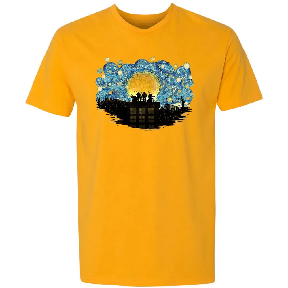 TMNT Starry Night Premium Unisex T-shirt - 11
