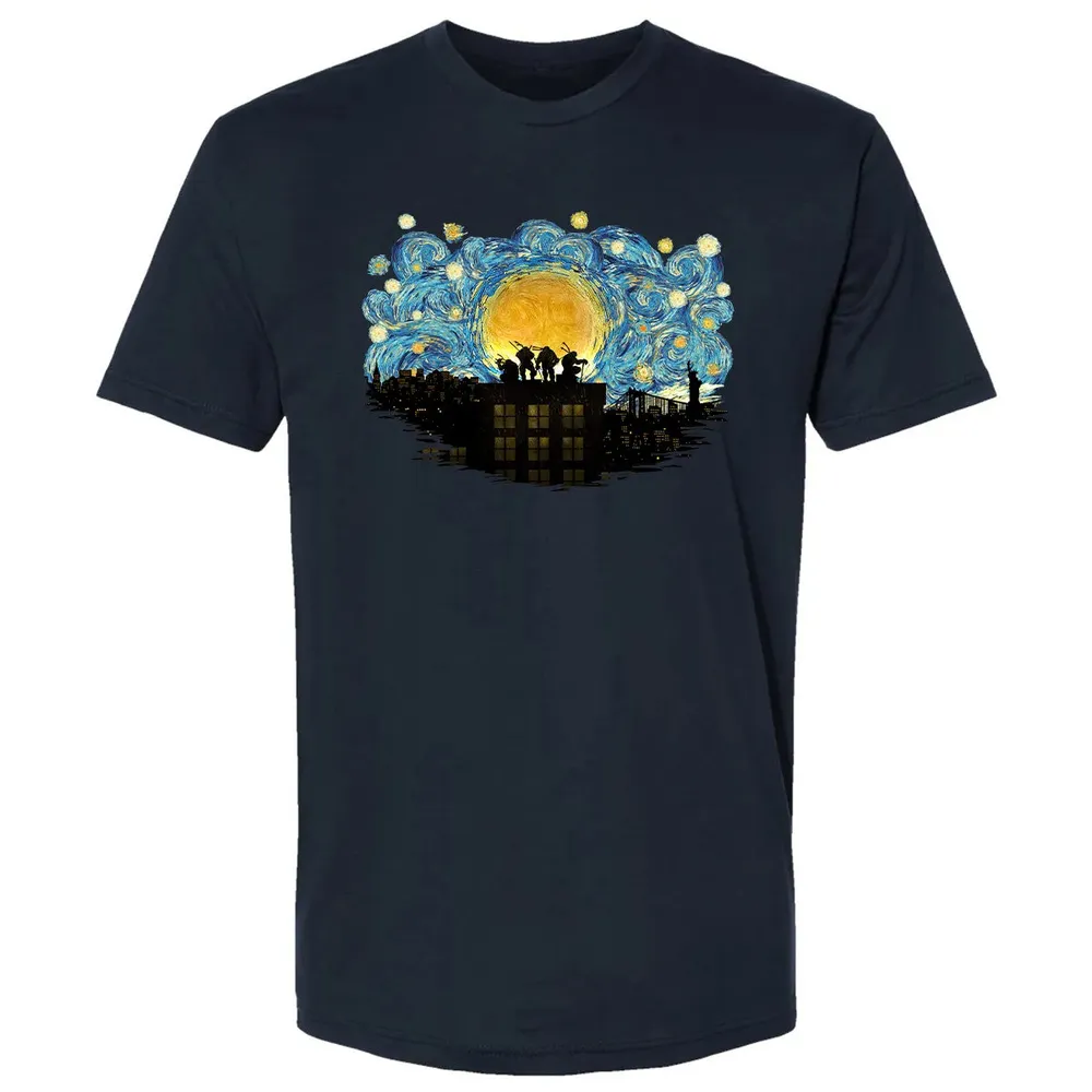 TMNT Starry Night Premium Unisex T-shirt - 2
