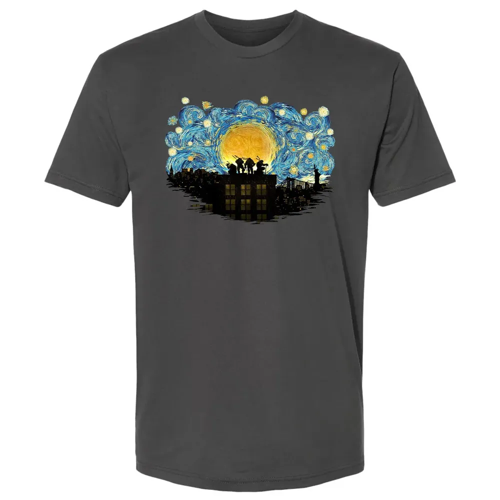 TMNT Starry Night Premium Unisex T-shirt - 8