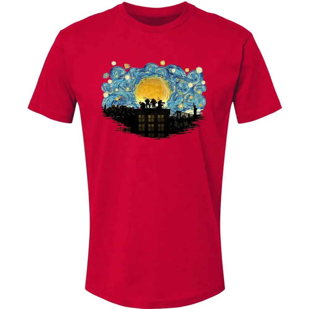 TMNT Starry Night Premium Unisex T-shirt - 6