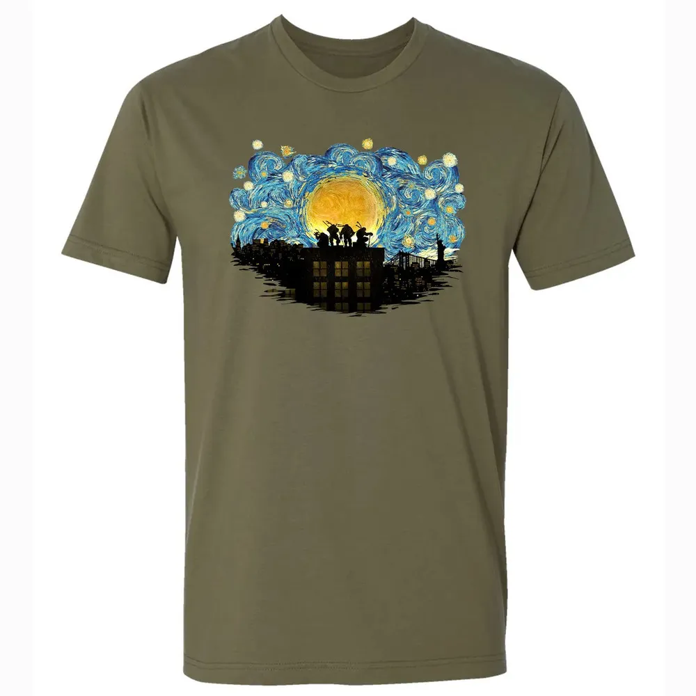 TMNT Starry Night Premium Unisex T-shirt - 5