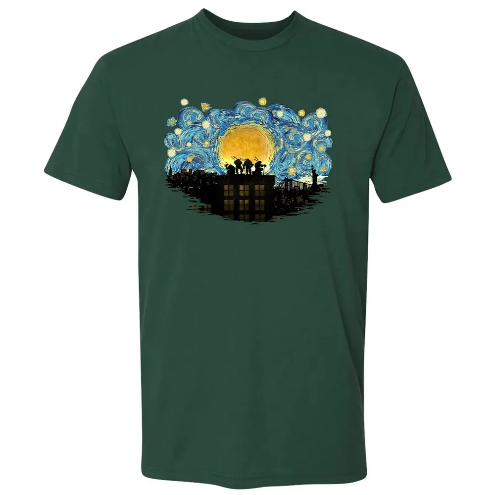 TMNT Starry Night Premium Unisex T-shirt - 12