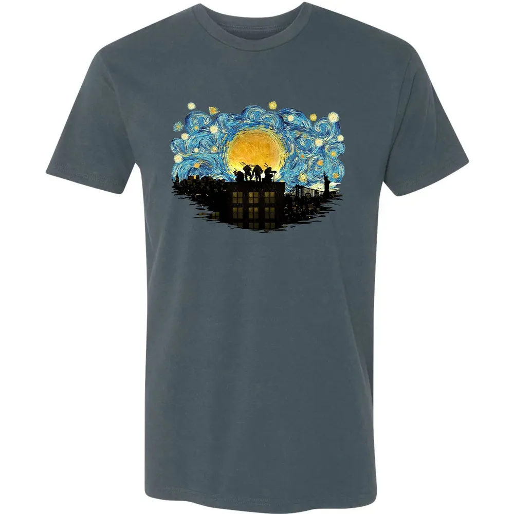 TMNT Starry Night Premium Unisex T-shirt - 14