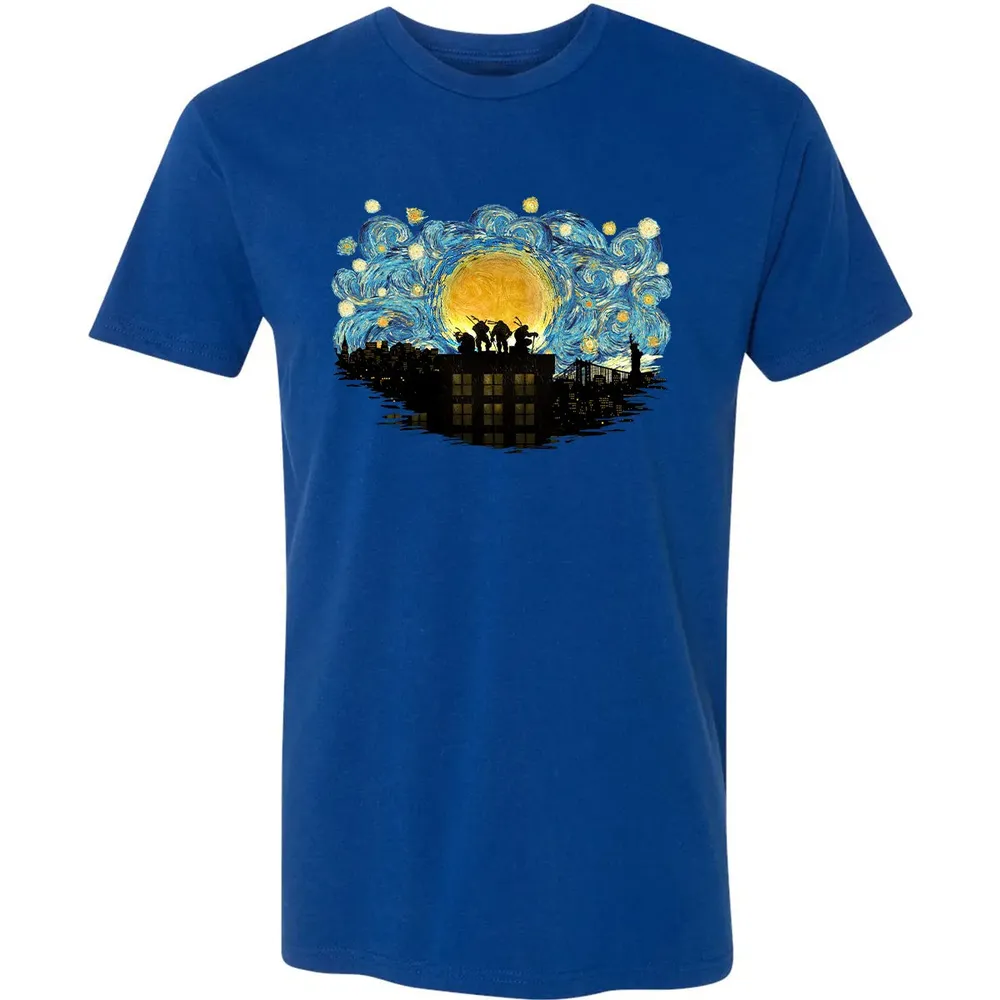 TMNT Starry Night Premium Unisex T-shirt - 10